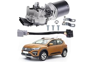 LEVANLIGHT Front Windscreen Wiper Motor Compatible for Dacia Logan Sandero Stepway 2013-2020 Replace# 288006475R