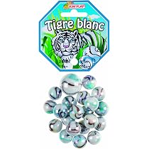 WDK Partner – Lot De 20 Billes (16mm) + 1 Calot Pour Jeu En Extérieur – Couleurs Aléatoires