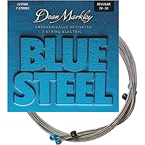 Cuerdas Guitarra Eléctrica Dean Markley Blue Steel 10-46 - Tratamiento Criogénico, USA