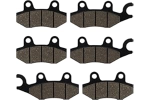 SOLLON Pastiglie freno anteriore e posteriore per Yamaha XTZ 750 Super Tenere 1989-1995 Yamaha YFZ 450 YFM 700 YXR 700 per KAWASAKI KVF 650 750 KRF 750 KRT 750 KRF 800 KRT 800 KAF 820 KAF 1000