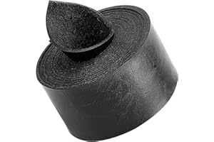 GORGECRAFT Bracelet en Cuir Noir 1.5,78 cm de Large et (5),(1) cm de Long Cordon Plat Simple Face Motif Litchi Bandes de Cuir pour Projets D'Artisanat de Bricolage Vêtements Emballage de Bijoux