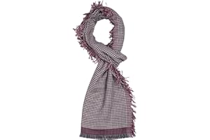 ROYALZ Szalik dla mężczyzn, chusta w kratkę lub w paski, 100% bawełna, męski szal w paski, karo, lekki miękki - całoroczny, wielokolorowy