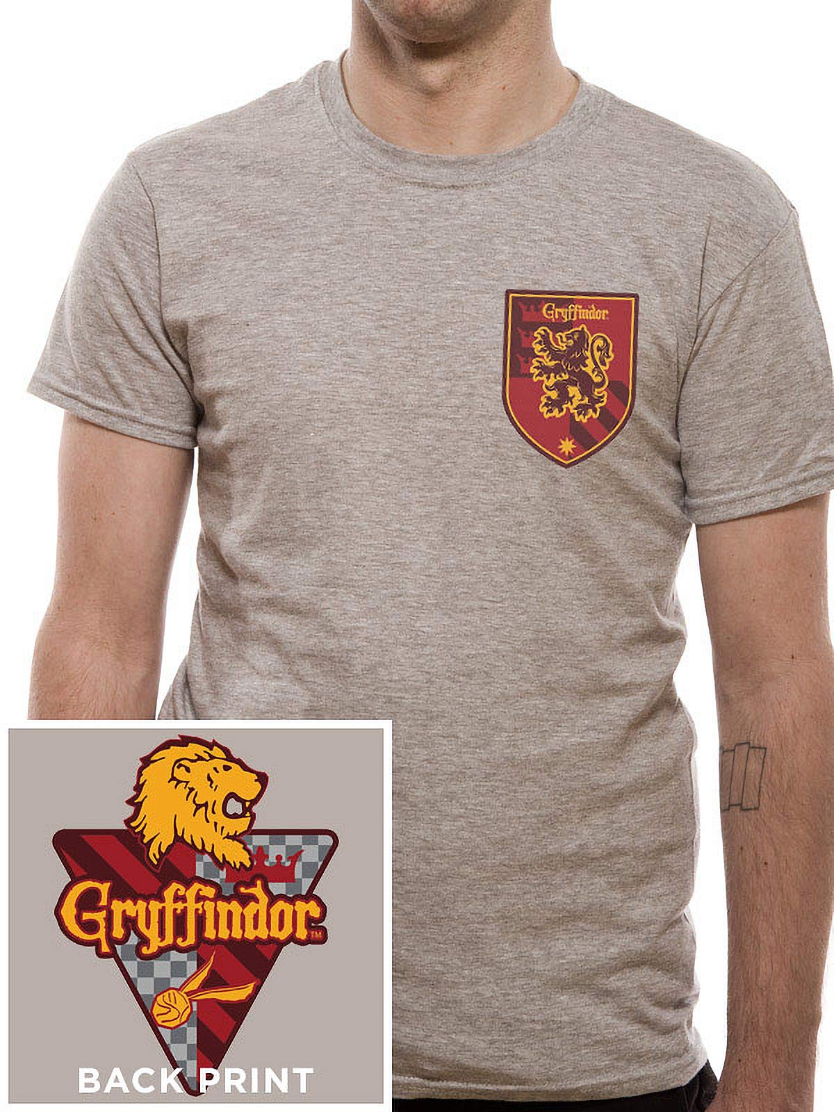 Absolute-Cult-Harry-Potter-Herren-House-Gryffindor-T-Shirt