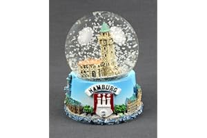 Buddel-Bini Versand Schneekugel St. Pauli Landungsbrücken Hamburg Schüttelkugel Glitzerkugel Mitbringsel