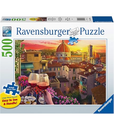 Ravensburger Coucher de soleil à Copenhague - puzzle de 500 pièces Ravensburger Coucher de soleil à Copenhague - puzzle de 500 pièces