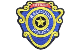 SUPER6PROPS Raccoon City R.P.D. Embroidered Iron on Patch. Size 95mm.