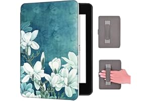 XKUN Kindle Paperwhite [10e génération, modèle de Sortie 2018, PQ94WIF] Coque Peinte avec dragonne