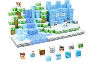 Yolla Loos Magnetyczne klocki budowlane zabawki budowlane-48 sztuki edukacyjne zestawy budynków-prezenty urodzinowe i świąteczne prezenty dla dzieci w wieku od 3 lat