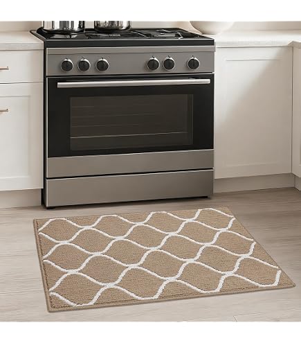 Tapis Jute Tissé Beige Tapis De Cuisine Lavable 60x90 Cm Beige – Style Jute Tissé Antidérapant, Ultra Résistant Et Élégant Pour Salon, Salle De Bain Ou Entrée
