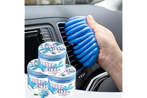 STOOKI 3pcs Gel Limpiador Gel De Limpieza Universal para Coche para Rejillas De VentilacióN De Coche Y Limpiador De Teclado, Pc, PortáTil, CáMara