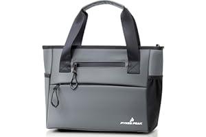 PYKES PEAK Golf Round Tote Bag | Ultra-Lightweight 340g, 10L Capacity, Waterproof, Versatile Cart Bag for Men & Women | Golf Bag for Accessories & Essentials | 5 Colours | Designed in Japan