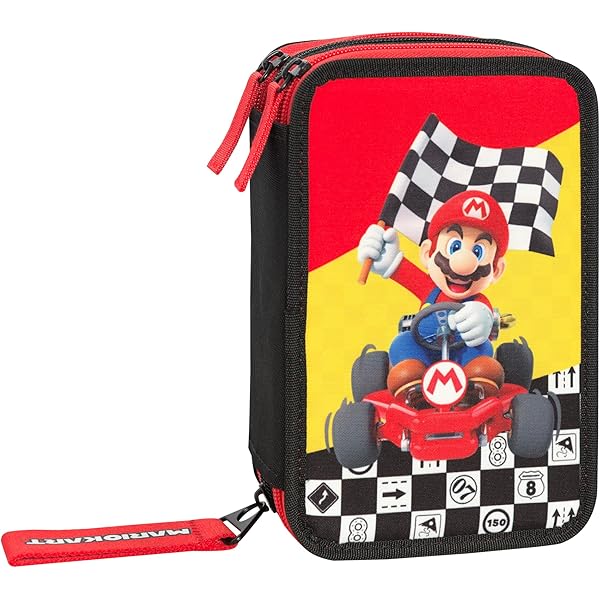 Zaino Scuola Ufficiale Mario Kart Per Bambini - 28 Litri Con Tasche Multiple - Foto 9
