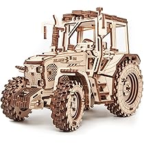 KOMBIUDA 20 Trattorini Di Legno Grezzi Fai Da Te: Forme Da Dipingere Per Decorazioni E Bambini - 3