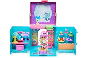 Gabby's Dollhouse Gabby’s Dollhouse, Coffret de Jeu transportable Dressing Arc-en-Ciel avec poupée Gabby, Surprises et Accessoires pour séance Photo, Jouets pour Enfants à partir de 3 Ans, 6064153