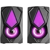 Rampage RMS-G19 2.0 5 Watt LED Işıklı Siyah Multimedia Speaker