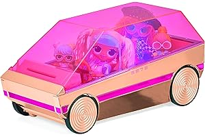 ‎L.O.L. SURPRISE! L.O.L. Surprise! 3-in-1 Party Cruiser - Auto mit Überraschungspool, Tanzfläche und Schwarzlicht - Roségold/Rosa Lackierung - Für L.O.L. Surprise! & OMG Puppen - Sammelobjekt, Geschenk für Mädchen