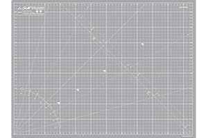 La Canilla Tappetino di Taglio Autorigenerante A2 (60x45 cm - 24x18") Tappeto Piano Antitaglio Grande per Cucito, Patchwork Modellismo | Cutting Mat Contrassegnato in Centimetri e Pollici
