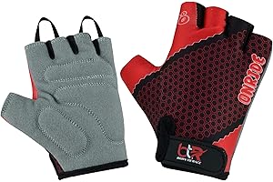 BTR Born To Race Kids Cycling Gloves Half Finger Boys Girls Children Scooter BMX Bike Cycle Fingerless Bicycle Riding Mitts Gloves