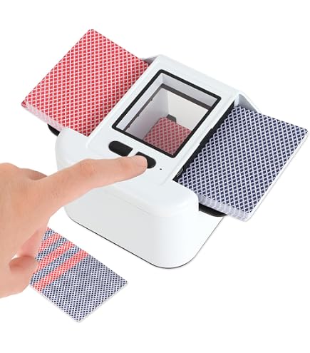 Miscelatore Elettrico Per Carte, Per 1-2 Mazzi, Con Modalità Automatica E Manuale, Ricaricabile, Silenzioso, Per Poker E UNO
