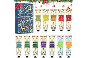 AIFANCIEY Handcreme Set,10PCS Parfümierte Feuchtigkeitsspendend Handcreme mit 2PCS Fußcreme Geschenkset Weihnachten für Frauen Männer