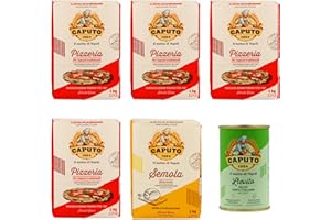 MIGASE Caputo Pizza-Set - 4x1kg Pizzeria - 1x1kg Semola - 100g Trockenhefe (Pizzeria)