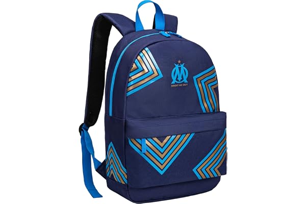 OLYMPIQUE DE MARSEILLE Sac à Dos Scolaire Om - Collection Officielle
