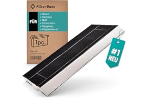 FilterBase® Aktivkohlefilter für BOSCH 434229 DHZ4505 DHZ4506 | SIEMENS LZ45501 LZ45500 | NEFF Z5144X1 Z5144X5 | CONSTRUCTA CZ5144X5 | Balay 00434229 3BT769X | Gaggenau Küppersbusch KF280001 KF280002