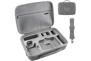 BlueXP Mini 2/2SE/4K Fly More Combo Bolsa Gran Bolsa de Almacenamiento & Plataforma de Aterrizaje Plegable de 50 cm Maletín Resistente para Controlador Baterías Cargador & Accesorios