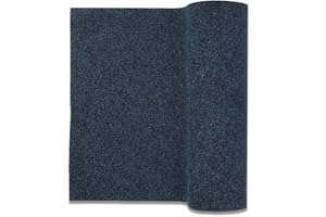 CASATESSILE Tappeto passatoia corsia Oscar al Metro Fondo Impermeabile, Zerbino per Ingresso, Porta di casa, Corridoio, Cucina, Ufficio e Negozi - Blu, Largo 100 cm.