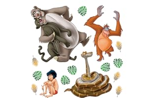 AG Design DKs 1093 Pegatinas-Vilino Decorativo, Cloruro de polivinilo, Multicolor, 30 x 30 cm