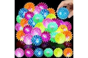 Piucrty Igelball Mitgebsel Kindergeburtstag 12Pcs Leuchtball Gastgeschenke Jump Ball Leuchtspielzeug Kinder Stressball Give Aways Kleinigkeiten Led Flummies Party Gadgets Kleine Grundschule Geschenke