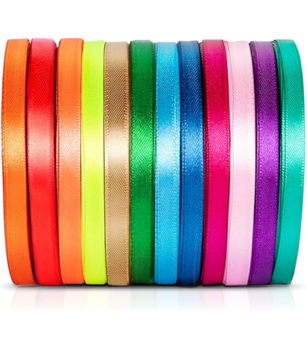 Organza lint 3 mm breed meerdere kleuren - Het Kralennest