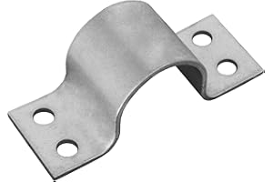 PREMIUM X PremiumX Collier de mât 42 mm - Collier en acier robuste à 4 trous, support de mât pour une fixation sécurisée, accessoire de montage pour antennes paraboliques