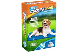 Vivo Technologies Hello Summer Dog Cooling Mat - Durable Pet Cool Mat Non-Toxic Gel Self Cooling Pad, Great for Dogs Cats in Hot Summer - Medium 40 X 50cm