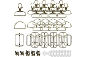 wodemeilon Mousqueton sac a Main Mercerie couture accessoire,Sangle couture Boucles sac à dos, Mousqueton Pivotant Couture,Anneau sac a main, Attache sac,Pivotant Snap Crochets avec Aimant