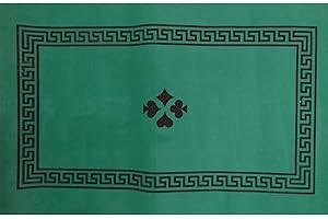 WDK PARTNER - A1300366 - Jeux de société - Tapis de jeu de cartes 60x40 cm