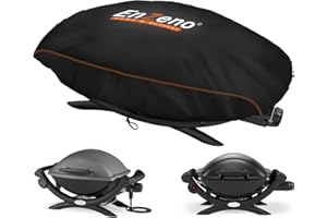 Enzeno Copertura per barbecue resistente alle intemperie per Weber Q100/Q1000/Q1200/Q1400, 70 x 45 x 32 cm, copertura antipolvere per barbecue Enders URBAN Explorer Ninja