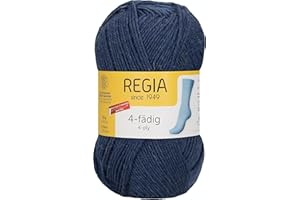 Regia Schachenmayr 4-Fils Uni, 50G Indigo Fils À Tricoter