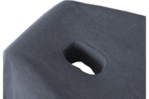 EXKLUSIV HEIMTEXTIL Esclusivo heimtextil Lettino Massaggi Frottee, Le Aken con Naso a Marchio, Spugna, Anthrazit, 70-80 x 190-200 cm