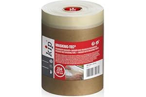Kip Papier osłaniający z paskami klejącymi 234-17 malarski materiał maskujący 180 mm x 25 m