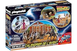 PLAYMOBIL 70576 Calendario de Adviento Back to The Future Parte III, A Partir de 5 años