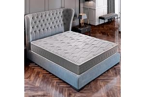 ROYAL SLEEP - Colchón Viscoelástico Hilo Carbono y Biocerámico | 140x190 | Firmeza Alta | Gama Alta | Efecto Antiestrés y Regenerador | Altura 25cm - Colchones Ceramic Plus