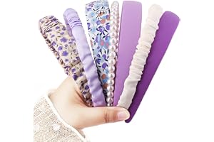 DRESHOW Fashionabla Pannband för Kvinnor Hår Pärlpannband Halkfria Blompannband Vadderade Hårband Set Vintage Håraccessoarer för Kvinnor och Flickor