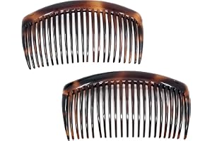 Camila Paris AD66-2 1. 190 cm sköldpaddsskal hårkammar – paket med 4