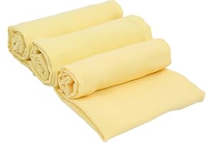 ‎URBAN KANGA Urban Kanga Spucktücher Baby Mulltücher Musselin Tuch 70 X 70 cm Ökotex - 3er-Pack (Sunshine)