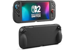 FANPL Silicone Case for Nintendo Switch 2, Soft Full Protective Cover for Switch 2 and Joycon Controlle, Comfortable Ergonomic Grip Design & Easy Installation -Thickened Version