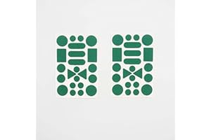 Jumbo 16V/2 Set Feltrini Speciale 46Pz, Verde, Taglia unica