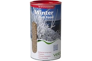 Velda 124150 Winterfutter für Teichfische, Sinkend, Winter Fish Food, 1,25l