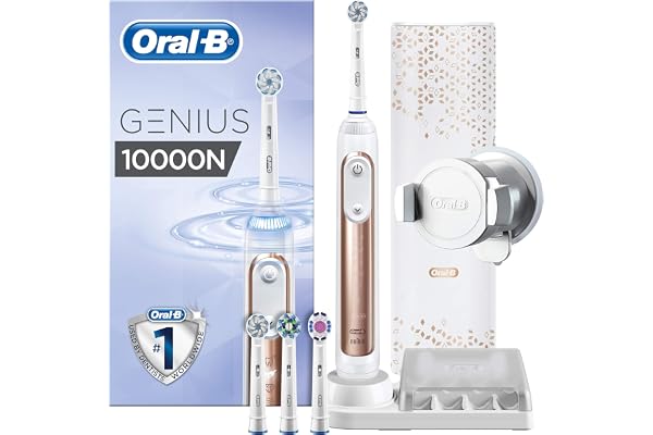 ORAL B elec - 80314126 - Genius 10000N Rose Gold Brosse à Dents Électrique par Braun