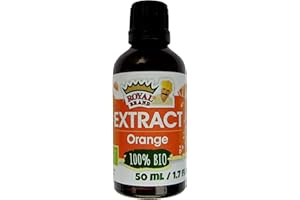 ROYAL BRAND Extracto de piel de naranja orgánico natural, botella de vidrio para mejor calidad / 50 ml